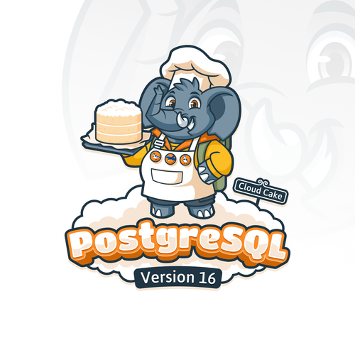 PostgreSQL v16 Release Artwork Design von ridjam