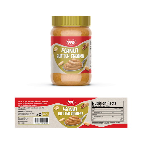 We need a Peanut Butter label that stand out. Design by Rumon79
