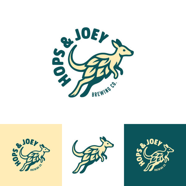 Hops & Joey Brewing Co. Logo