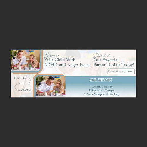 Design a FB cover for Empower Your Child With ADHD and Anger Issues:  Download Our Essential Parent Design by Humaun Kabir Design