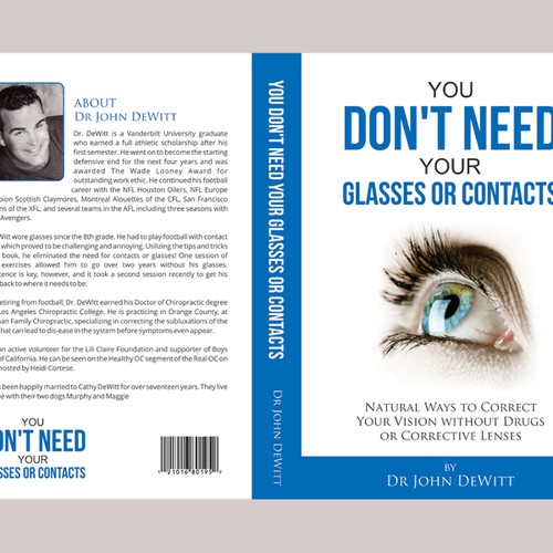 Natural Vision Correction Book Cover! Design by Mikekedia