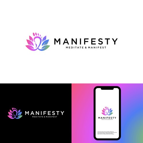 icon & logo for meditation & manifesting app-ontwerp door clarut