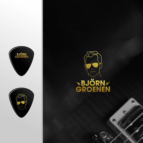 GUITAR PICK DESIGN PROFESSIONAL ARTIST Design by gin464