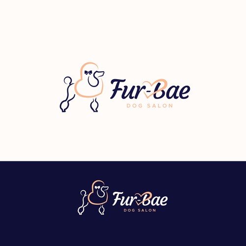 Design a logo/branding for Fur-Bae (slogan: Before Anything Else) luxury dog wellness/lifestyle biz Design by SanDzine