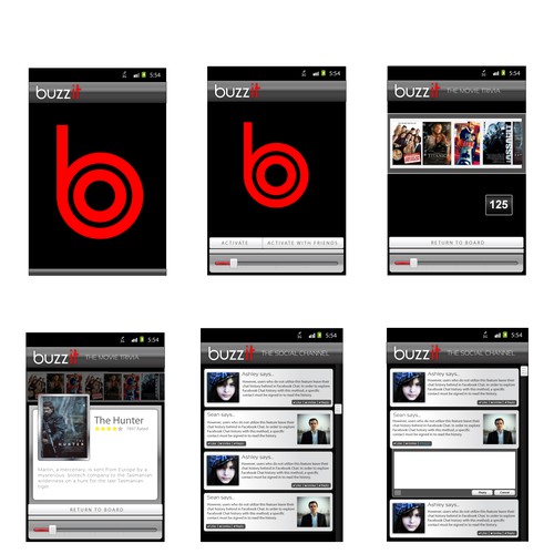 Design di Create the next mobile app design for Buzz It di +Matt Bautista