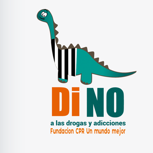 Mascota Dino A Las Drogas Y Adicciones Logo Design Contest 99designs