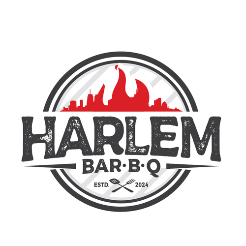 Harlem Bar B Q Design von -NLDesign-