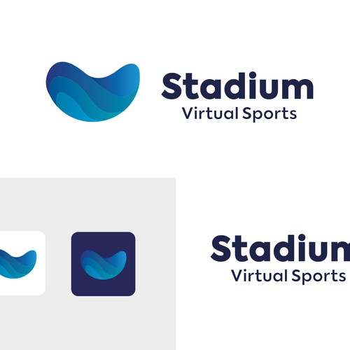 "Stadium Virtual Sports" Formal Logo Design Design by Uli Estrada