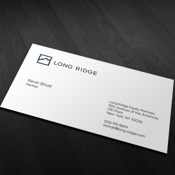 Design business card (not logo) for Long Ridge Equity Partners | Logo ...