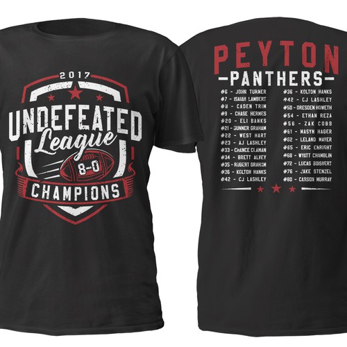 High school football championship tshirt, T-shirt contest