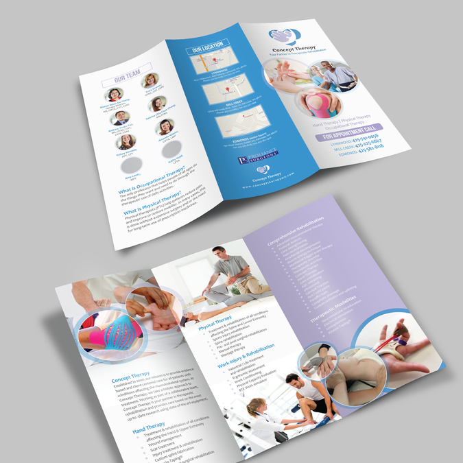 therapy brochure (Hand, Occupational and Physical Therapy | Brochure ...