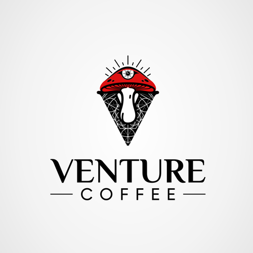 Venture coffee is a newly established coffee company seeking a psychedelic inspired logo! Design by Spidol clasic
