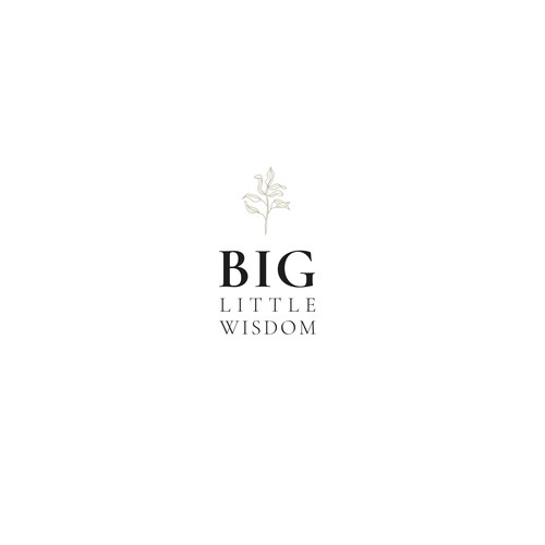 Create a pure & simple logo/ CI for "Big Little Wisdom" (Ayurvedic Inspired Skincare) Design by JU_PO