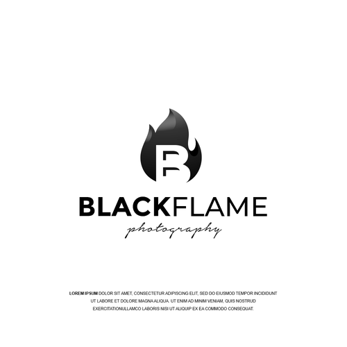 Cool, masculine Logo for company name „Black Flame” Design réalisé par Drawing Pencil ®