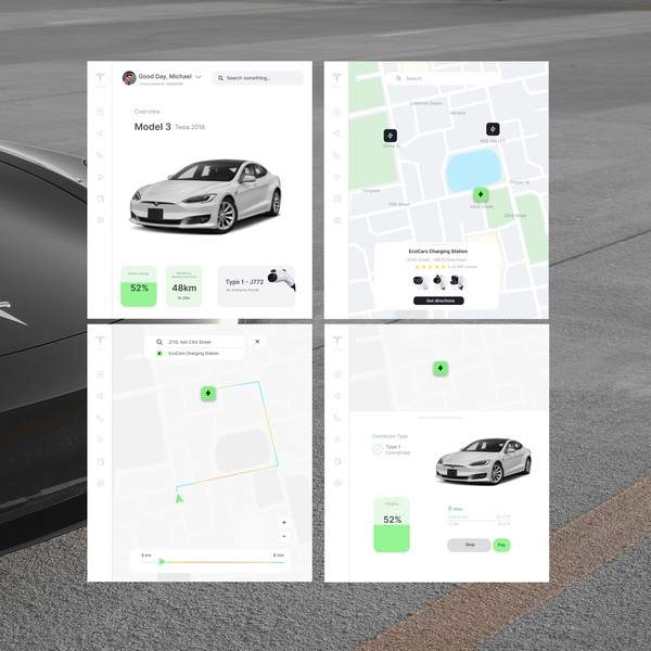 Tesla Infotainment Car App
