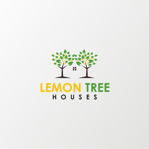Lemon Tree Houses Logo Folegandros Island Resort in Greece! Design by efraim lee