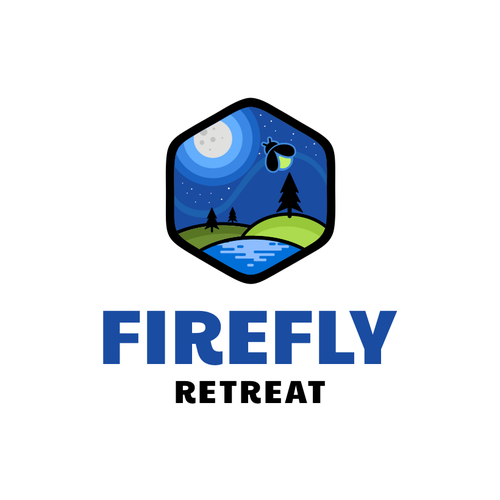 Diseño de Firefly Retreat. Fun logo inspiring families to explore the outdoors! de hidra ✅