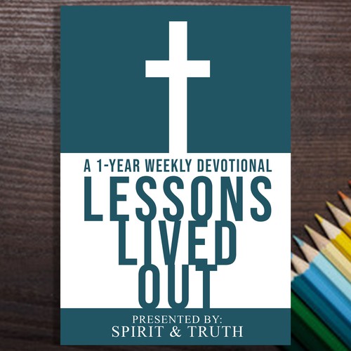 We need a captivating cover for our 1-year Devotional! Design by Zahari Studio