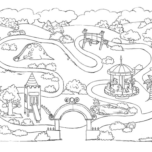 Create an interactive story telling set with board and characters Design von juankarp