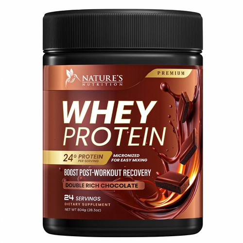 Davi Giolo ★さんのTasty Whey Protein Chocolate Design Needed for Nature's Nutritionデザイン