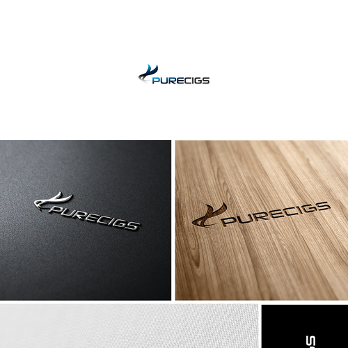 Create an updated logo design for PURE CIGS Design by axehead