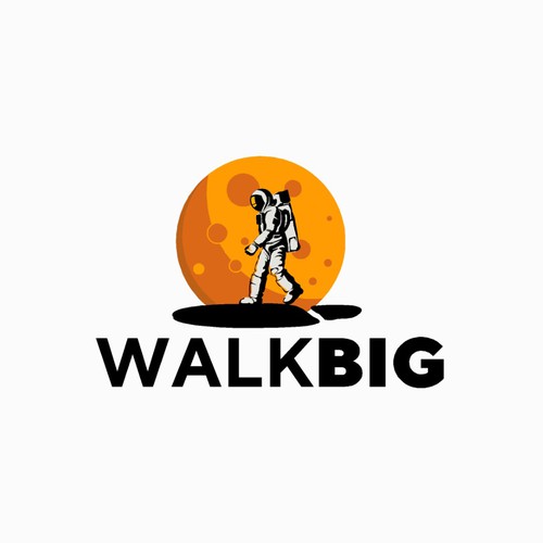 Create a logo for Walk Big, an online media company Design by w.win