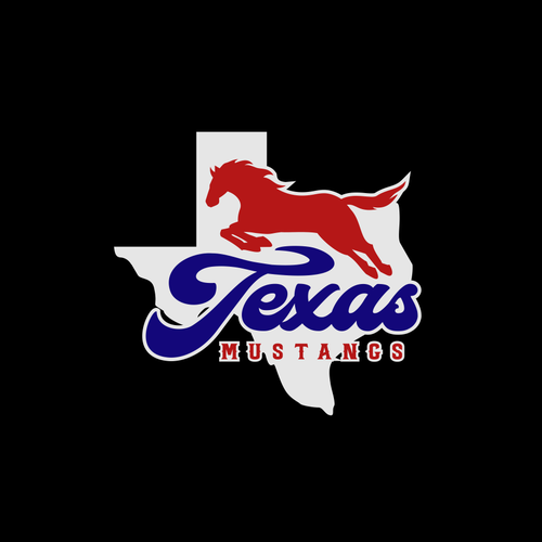 Texas Mustangs Design by sukadarma