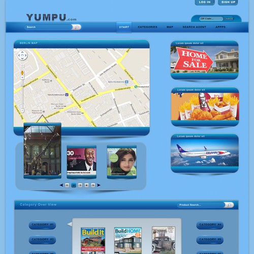 Create the next website design for yumpu.com Webdesign  Design von r0naldosla