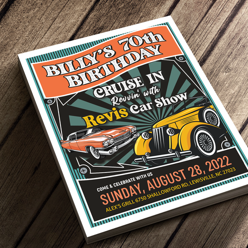 Car Show Flyer Design réalisé par avein