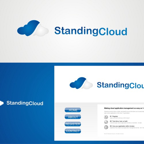 Papyrus strikes again!  Create a NEW LOGO for Standing Cloud. Design por mawanmalvin15