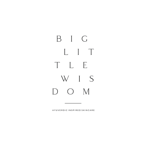 Design di Create a pure & simple logo/ CI for "Big Little Wisdom" (Ayurvedic Inspired Skincare) di Soraya Intan