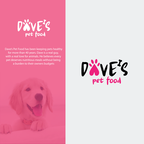 Logo for family owned pet food company Design by PUJYE-O