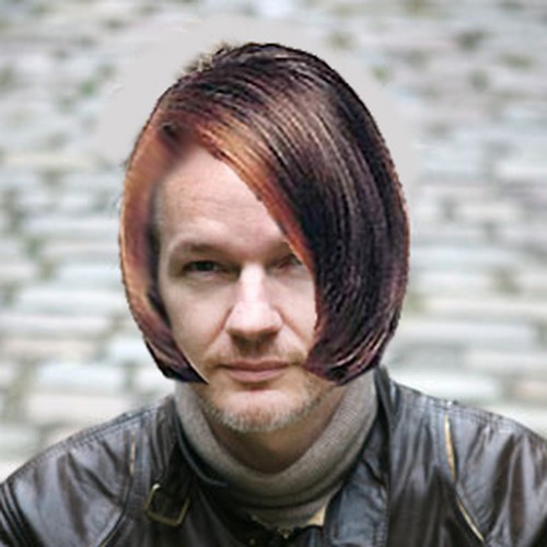 Design the next great hair style for Julian Assange (Wikileaks) Design by andre putra