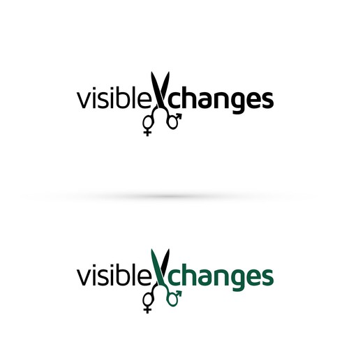 Create a new logo for Visible Changes Hair Salons Design by deperspect