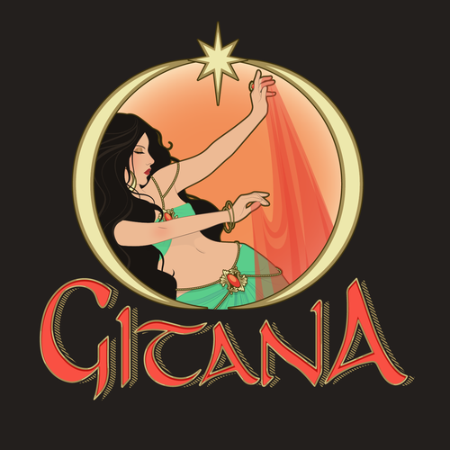 Gitana Logo Contest Design by Fancy Bee
