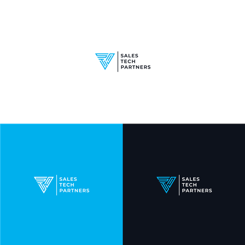 Sales Tech Partners Logo Diseño de FrliChndra