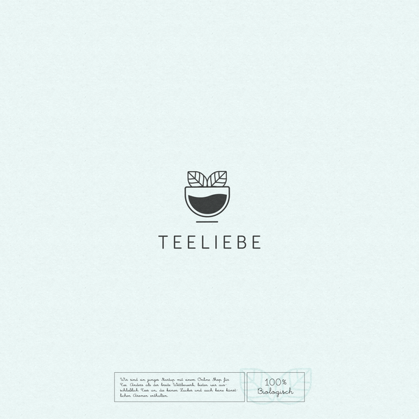 Minimalistic Logo-concept for Teeliebe