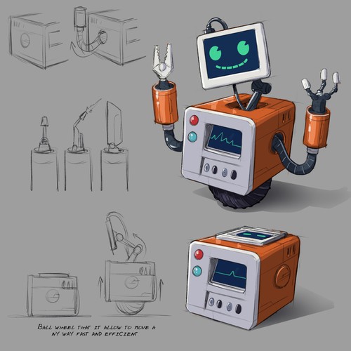 Design a simple character with a complex meaning. Design by Mr Feo