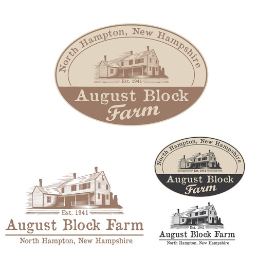 Create a vintage logo for a New England farm!!! Design by citra1988