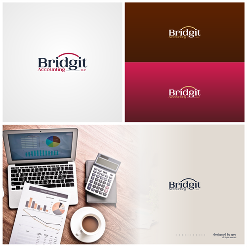 Logo, colors and brand identity for custom bookkeeping and financial administration. Design por gee.art