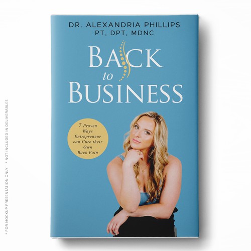 Amazing Book Cover For Successful Physical Therapist Design by Klassic Designs