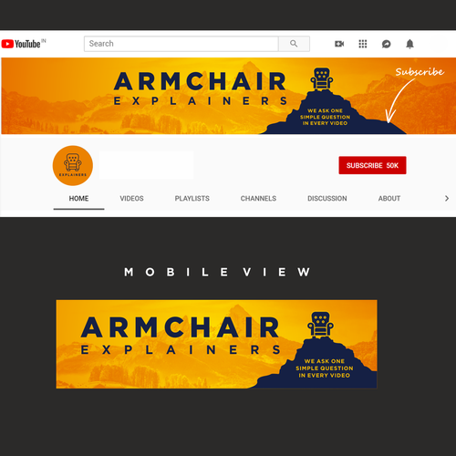 Design a fun Youtube Banner for a learning & filmmaking channel Réalisé par CREATIVE NINJA ✅