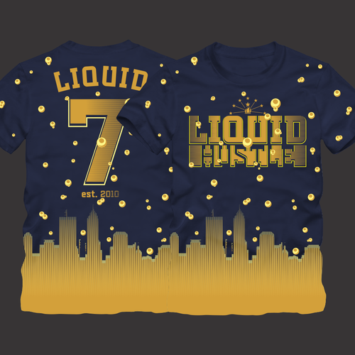 Liquid hustle - ultimate frisbee jerseys