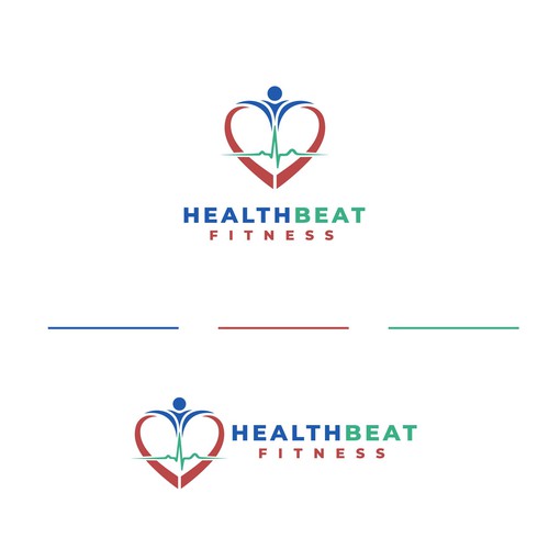 Heart Health and Fitness Logo - A quick easy contest to recreate and tweak a design Réalisé par velo.std