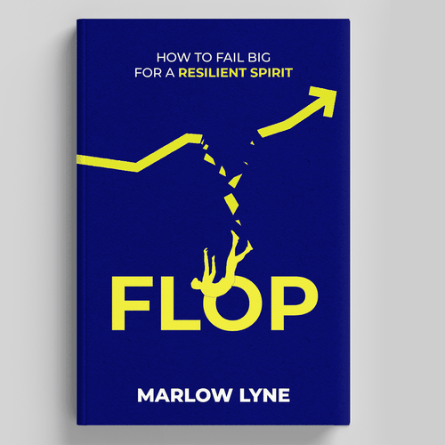 Design a book cover for a book called "FLOP" ! Design by Purushotham49