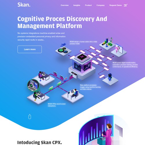 Web page design contest entry by OMGuys™