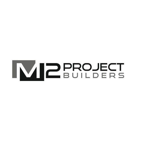 Create a modern yet sophisticated logo for M2 PROJECT BUILDERS Design by cv design