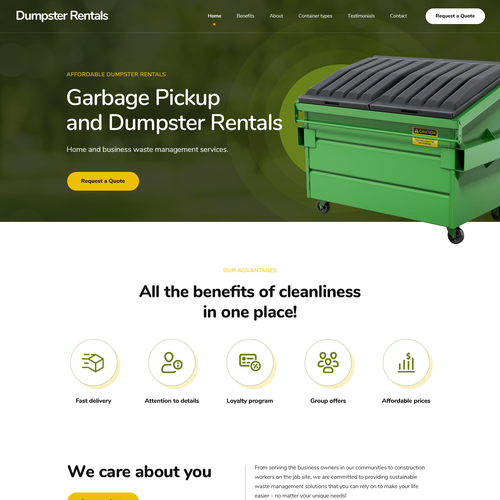 Dumpster Rentals Design réalisé par FaTiH™