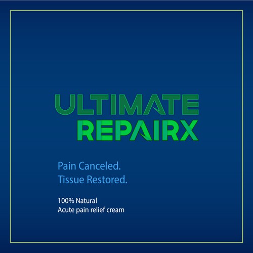 Create a logo for a high end all natural pain relief and repair cream Design by LogoGrafica