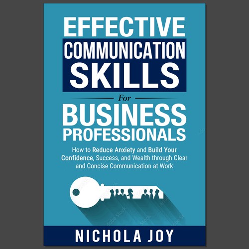 Design a book cover targeting  business professionals that want to enhance communication skills. Design by Ramarao V Katteboina